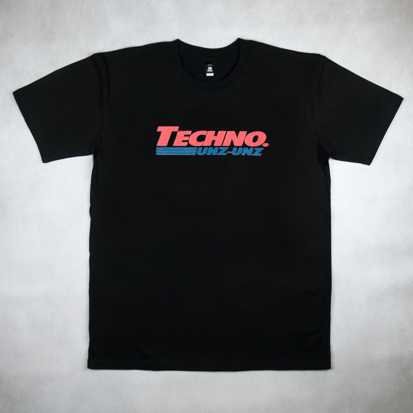 Classy Duds Long Sleeve T-Shirts Techno Long Sleeve/Short Sleeve Black Tee