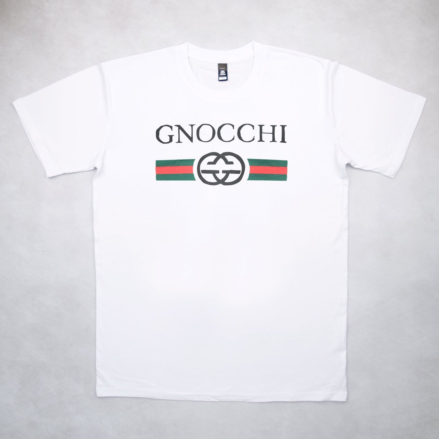 Classy Duds Short Sleeve T-Shirts Gnocchi Vintage White Tee