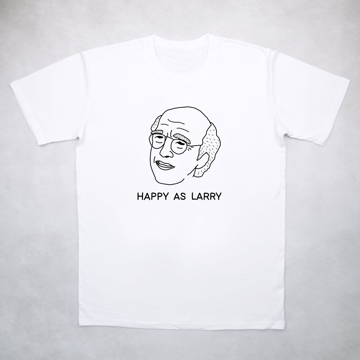 Classy Duds Short Sleeve T-Shirts Happy As Larry Tee