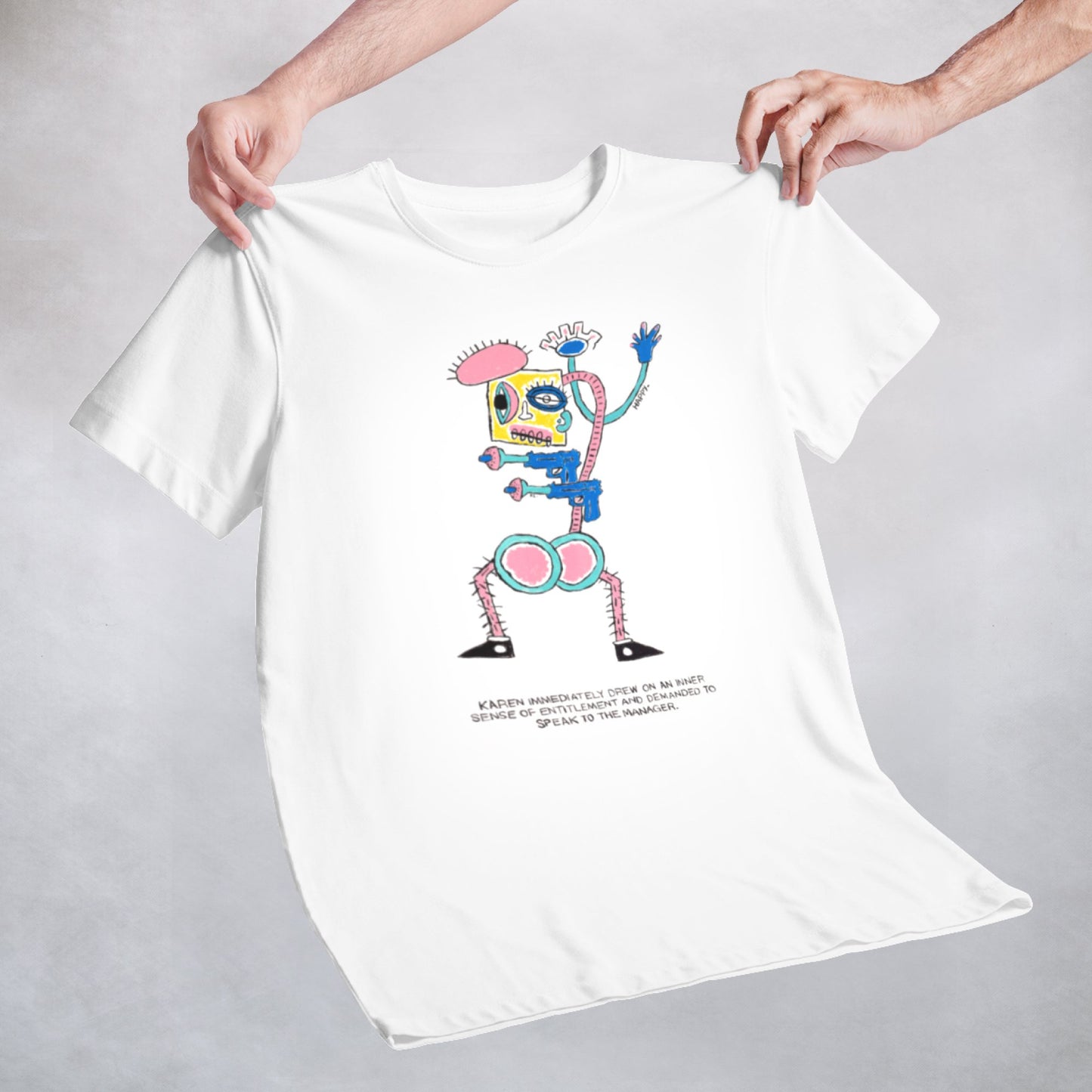 Classy Duds Short Sleeve T-Shirts Karen Tee by Happy Thrilmore