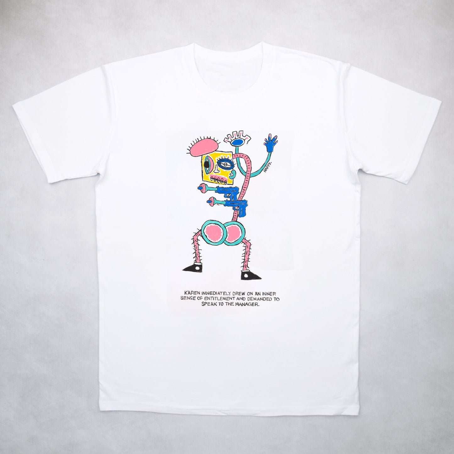 Classy Duds Short Sleeve T-Shirts Karen Tee by Happy Thrilmore