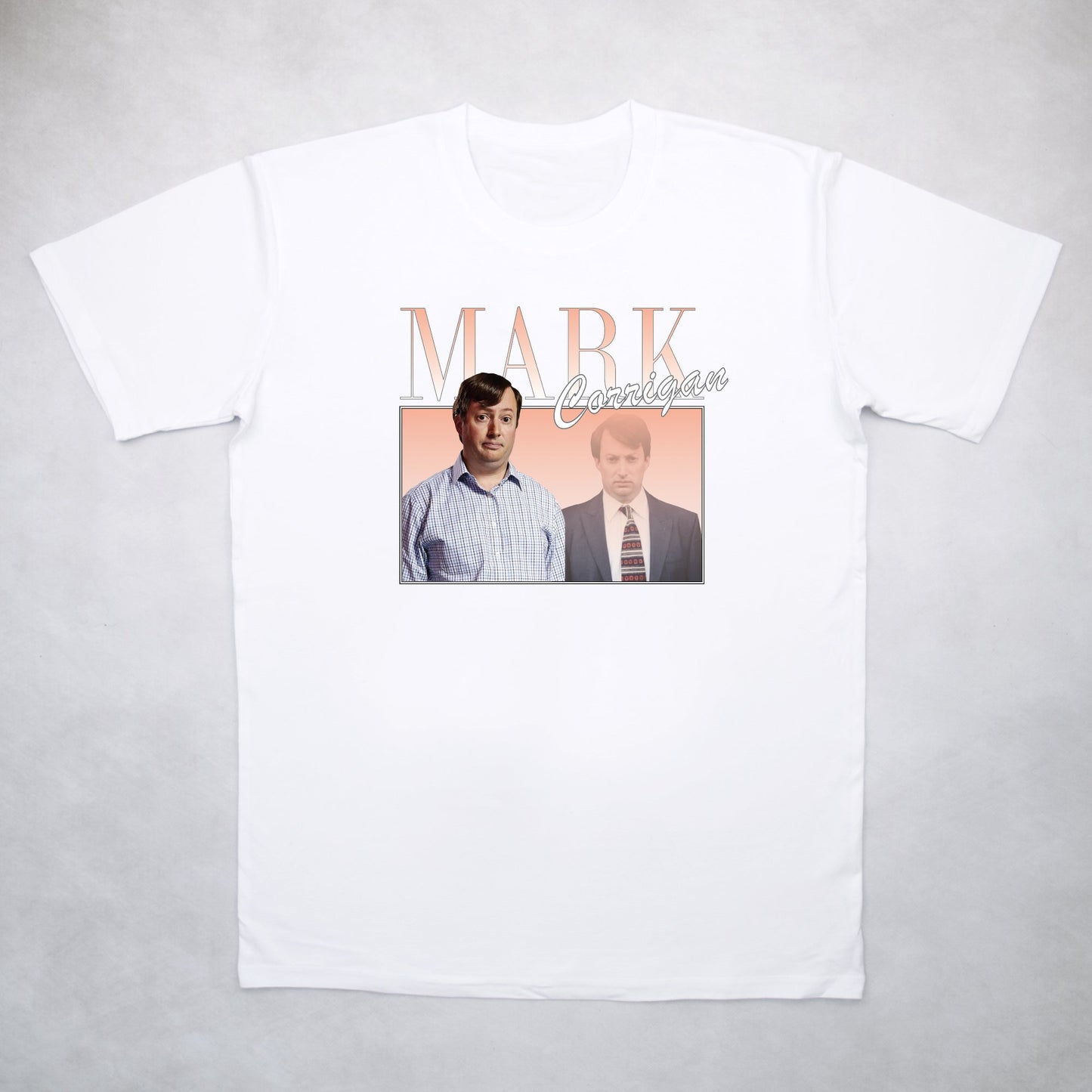 Classy Duds Short Sleeve T-Shirts Mark Corrigan Commemorative Tee