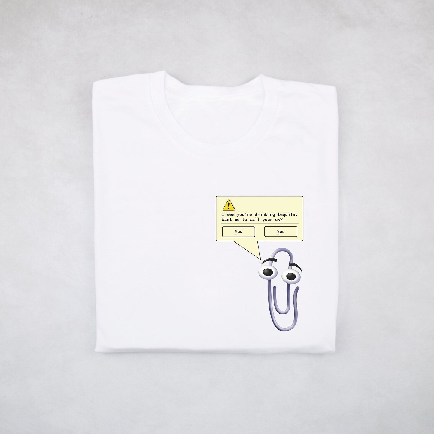 Classy Duds Short Sleeve T-Shirts Paper Clip Guy Tee