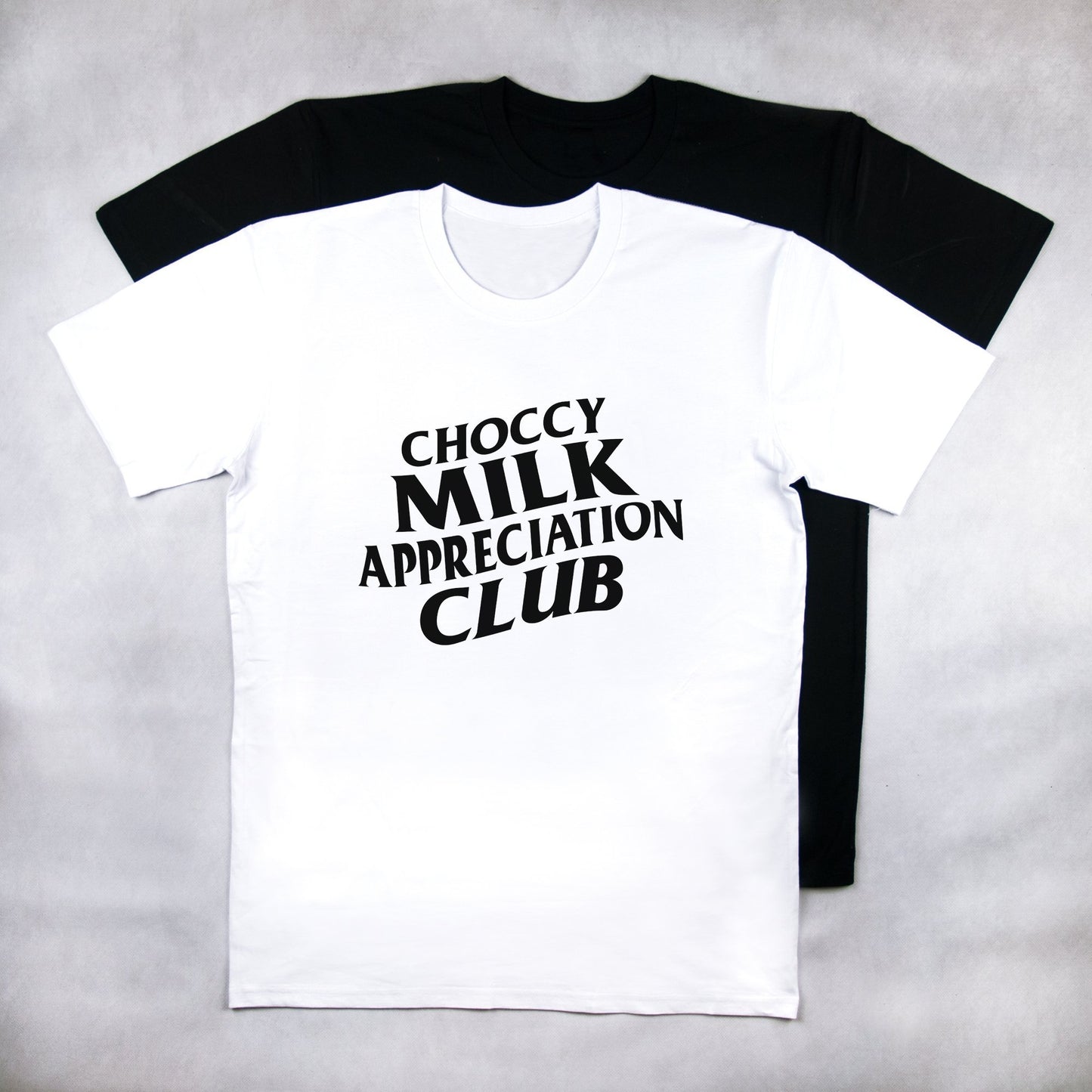 Classy Duds Short Sleeve T-Shirts S / Black / Standard Choccy Milk Appreciation Club Tee
