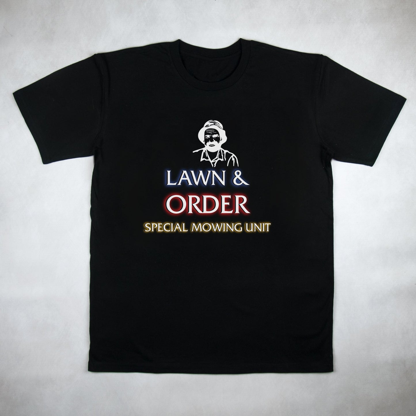 Classy Duds Short Sleeve T-Shirts S / Black / Standard Lawn & Order Tee