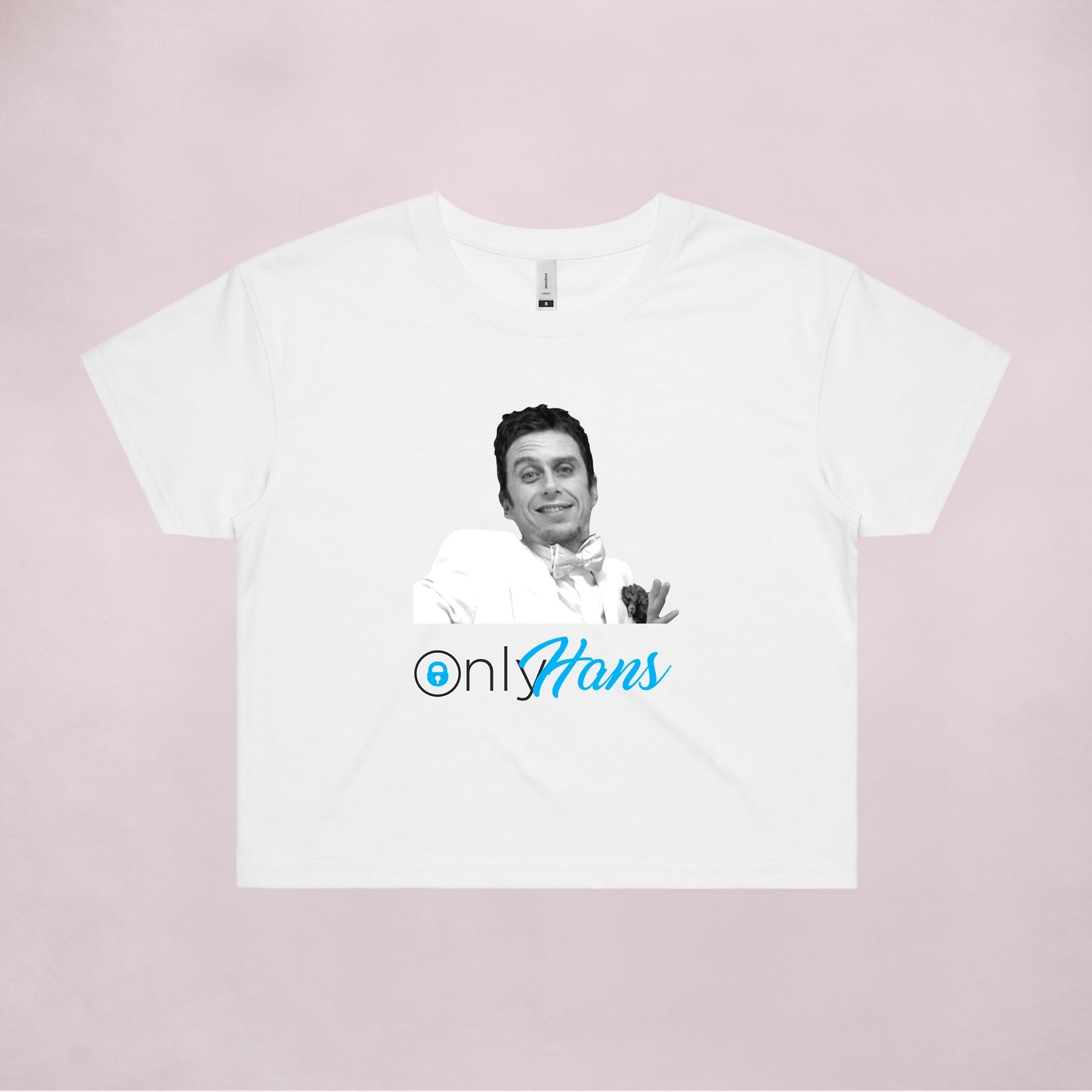 Ogo Merch Crop Tees White / Extra Small Only Hans Crop Tee
