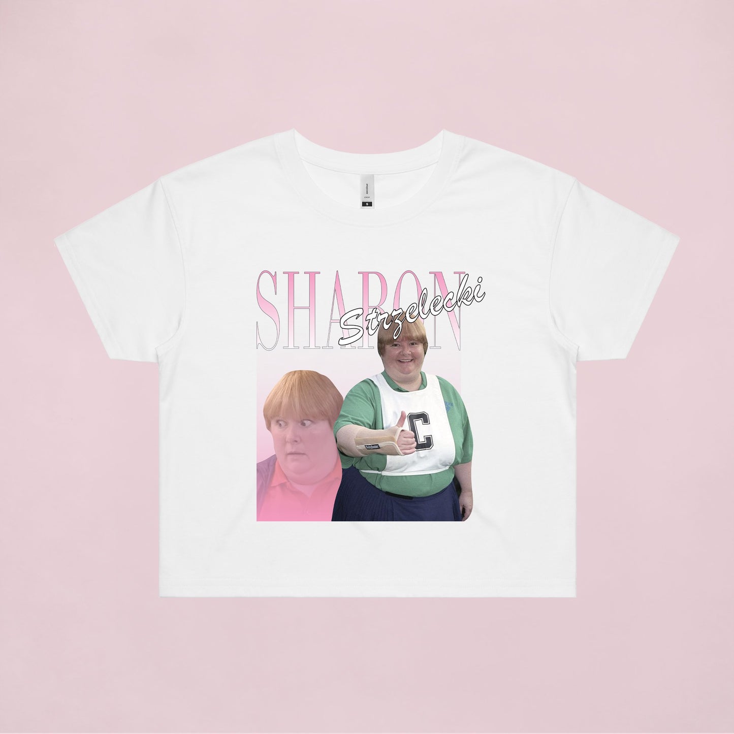 Ogo Merch Crop Tees White / Extra Small Sharon Strzelecki Commemorative Classic Crop Tee