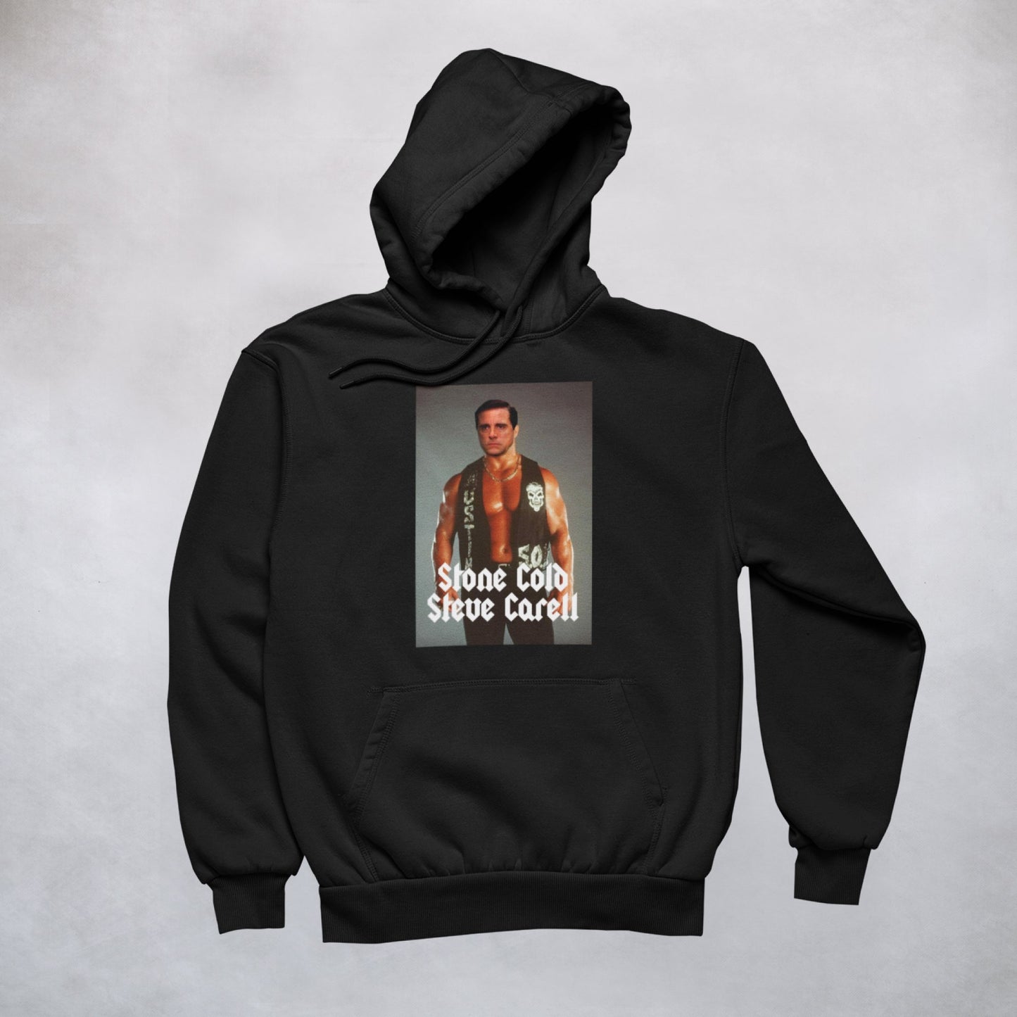 Ogo Merch Hoodie Black / XXS Stone Cold Steve Carell Hoodie