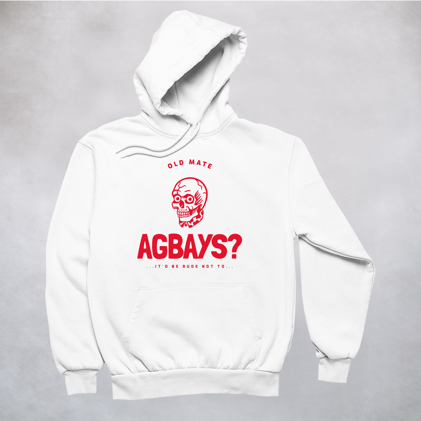 Ogo Merch Hoodie White / XXS Agbays Hoodie