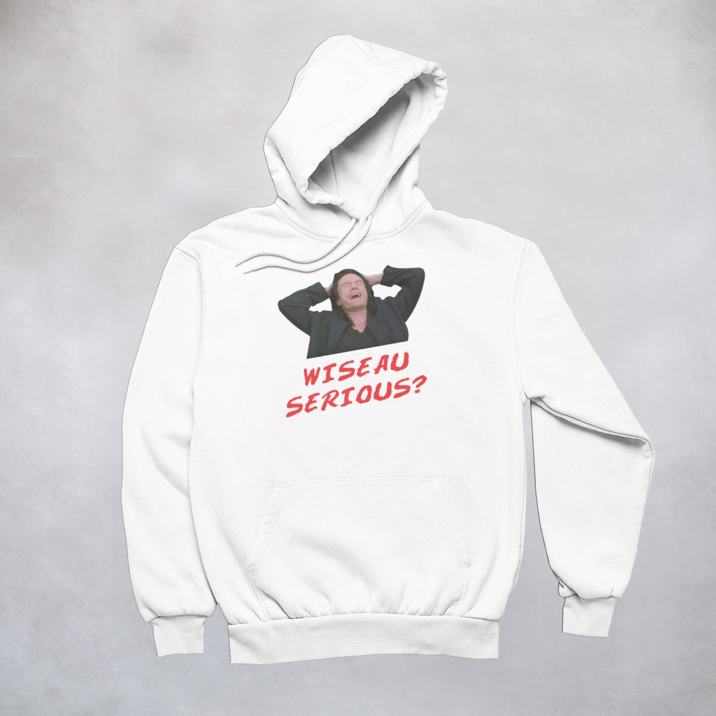 Ogo Merch Hoodie White / XXS Wiseau Serious Hoodie