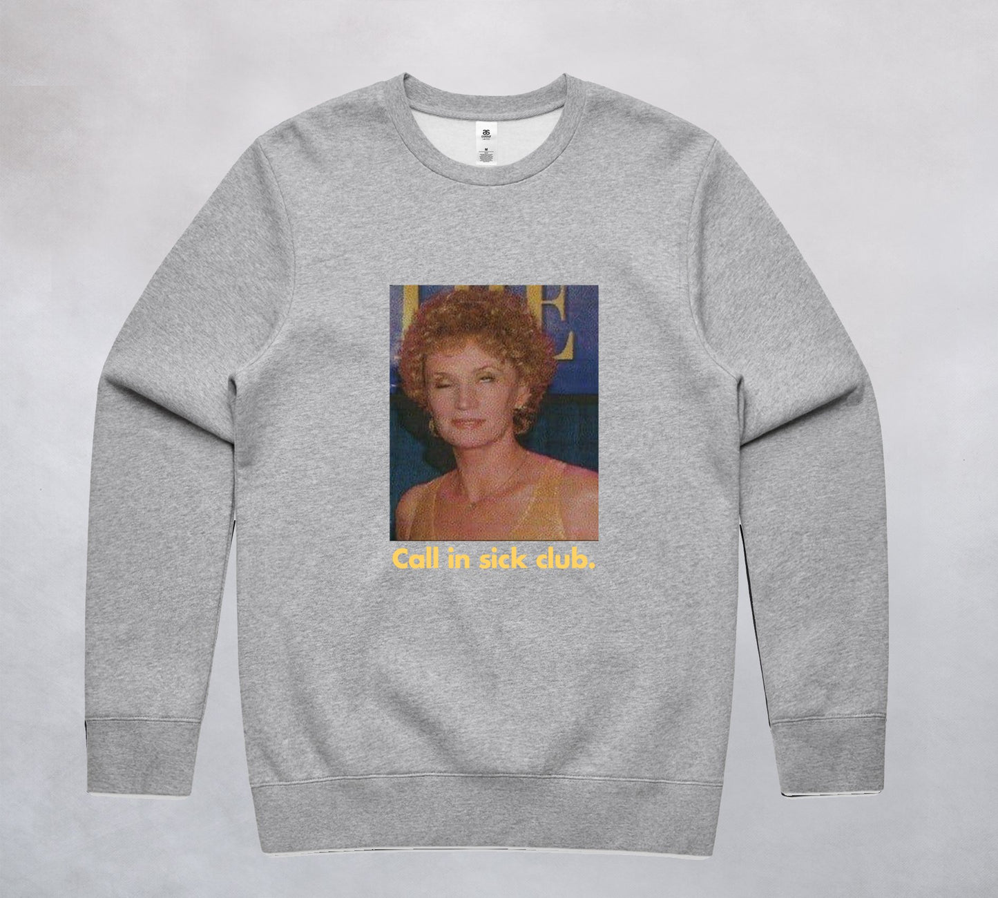 Ogo Merch Jumpers Grey Marle / Extra Small Call in Sick Club Jumper