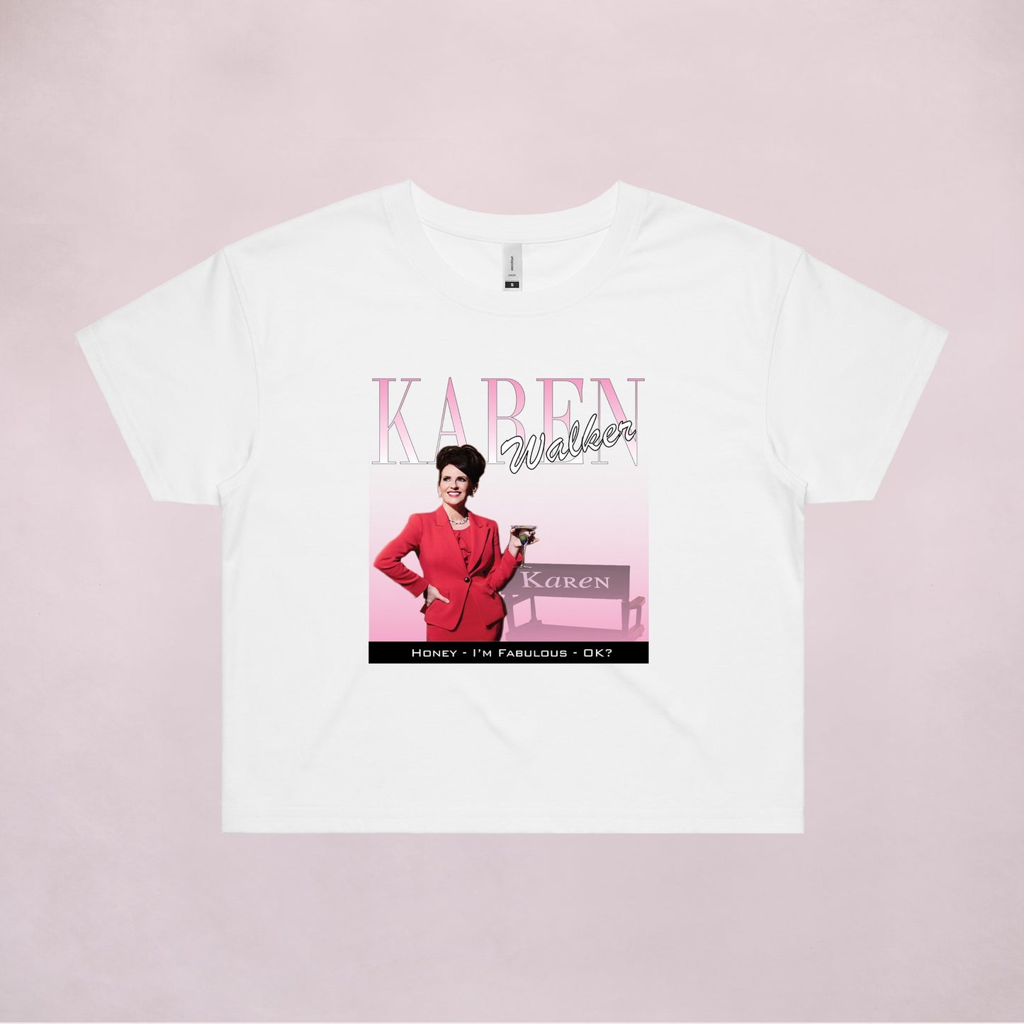 Ogo Merch Karen Walker Commemorative Classic Crop Tee