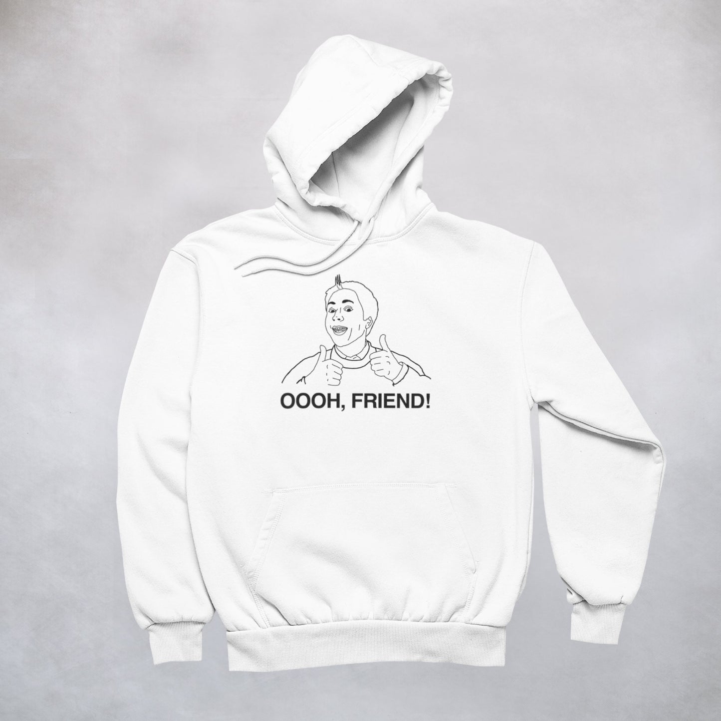 Ogo Merch White / XXS Oooh Friends Hoodie