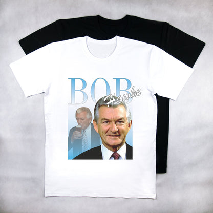 Classy Duds Short Sleeve T-Shirts Bob Hawke Commemorative Classic Tee
