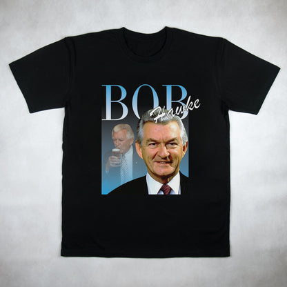 Classy Duds Short Sleeve T-Shirts Bob Hawke Commemorative Classic Tee