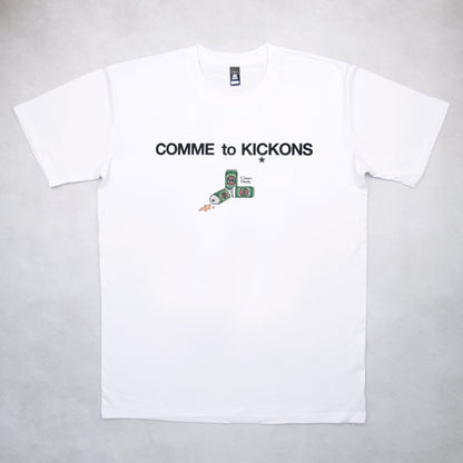Classy Duds Short Sleeve T-Shirts Comme To Kickons Tee