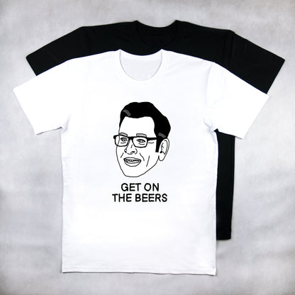 Classy Duds Short Sleeve T-Shirts Dan get on the beers Tee