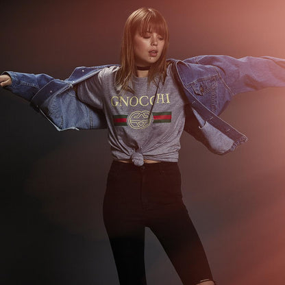 Classy Duds Short Sleeve T-Shirts Gnocchi Grey Marle Tee