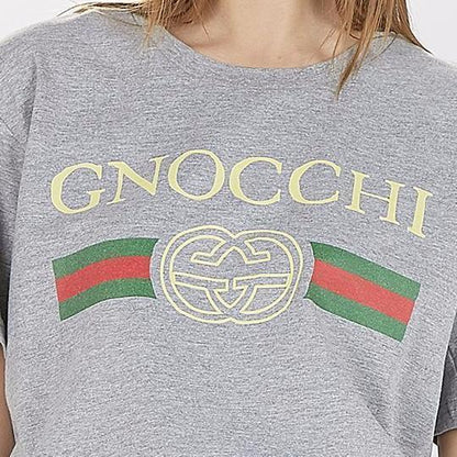 Classy Duds Short Sleeve T-Shirts Gnocchi Grey Marle Tee