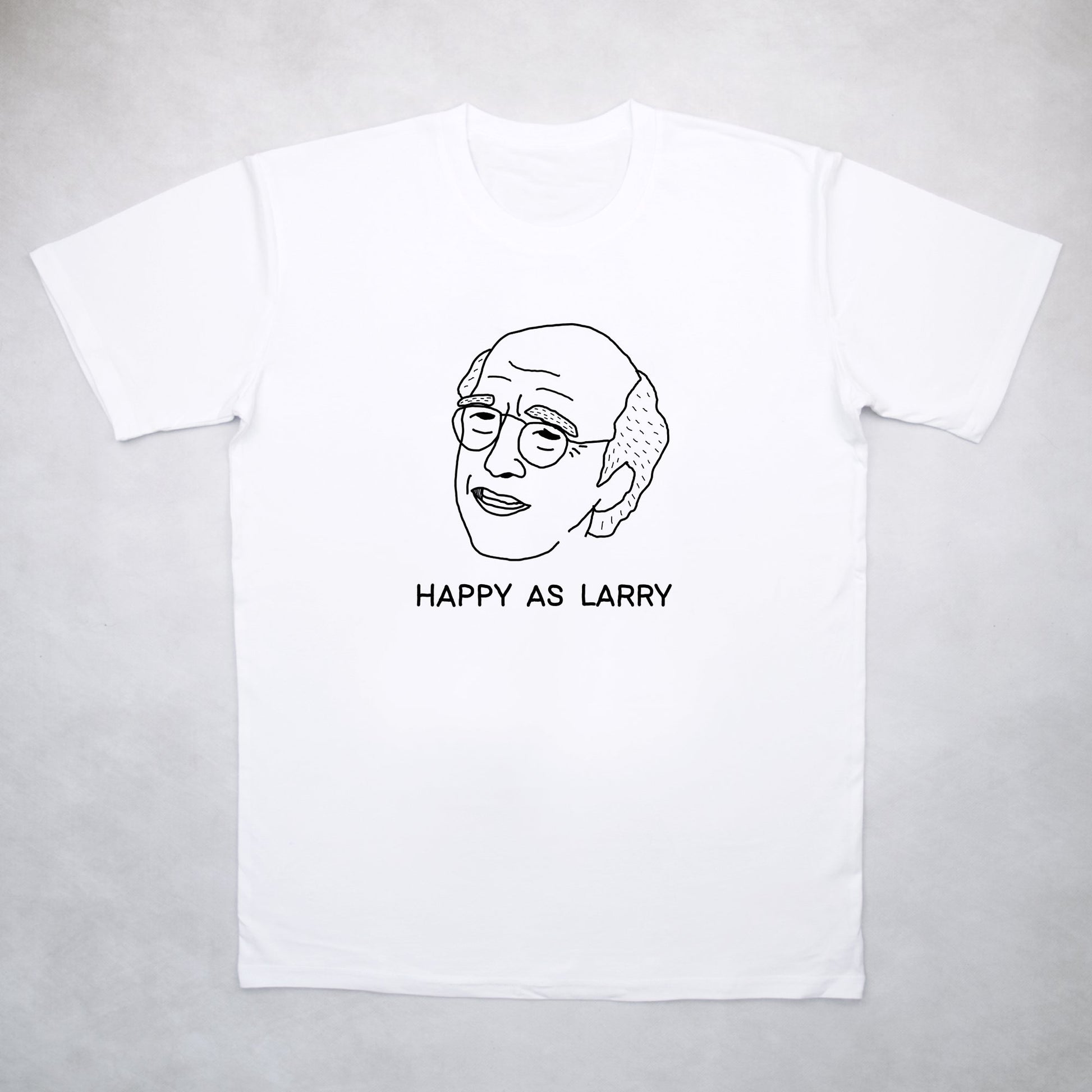 Classy Duds Short Sleeve T-Shirts Happy As Larry Tee