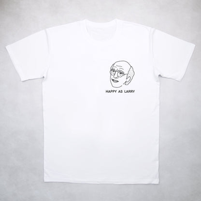 Classy Duds Short Sleeve T-Shirts Happy As Larry Tee