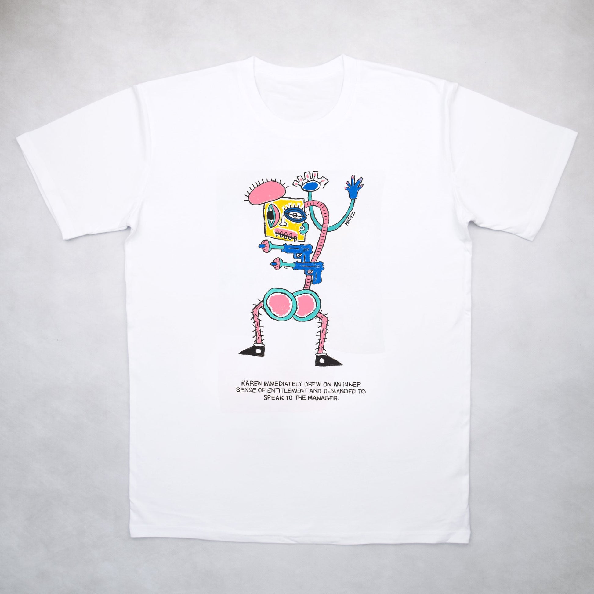 Classy Duds Short Sleeve T-Shirts Karen Tee by Happy Thrilmore
