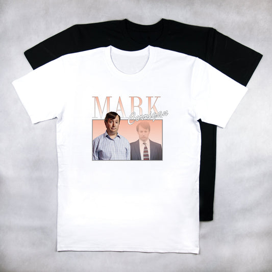 Classy Duds Short Sleeve T-Shirts Mark Corrigan Commemorative Tee