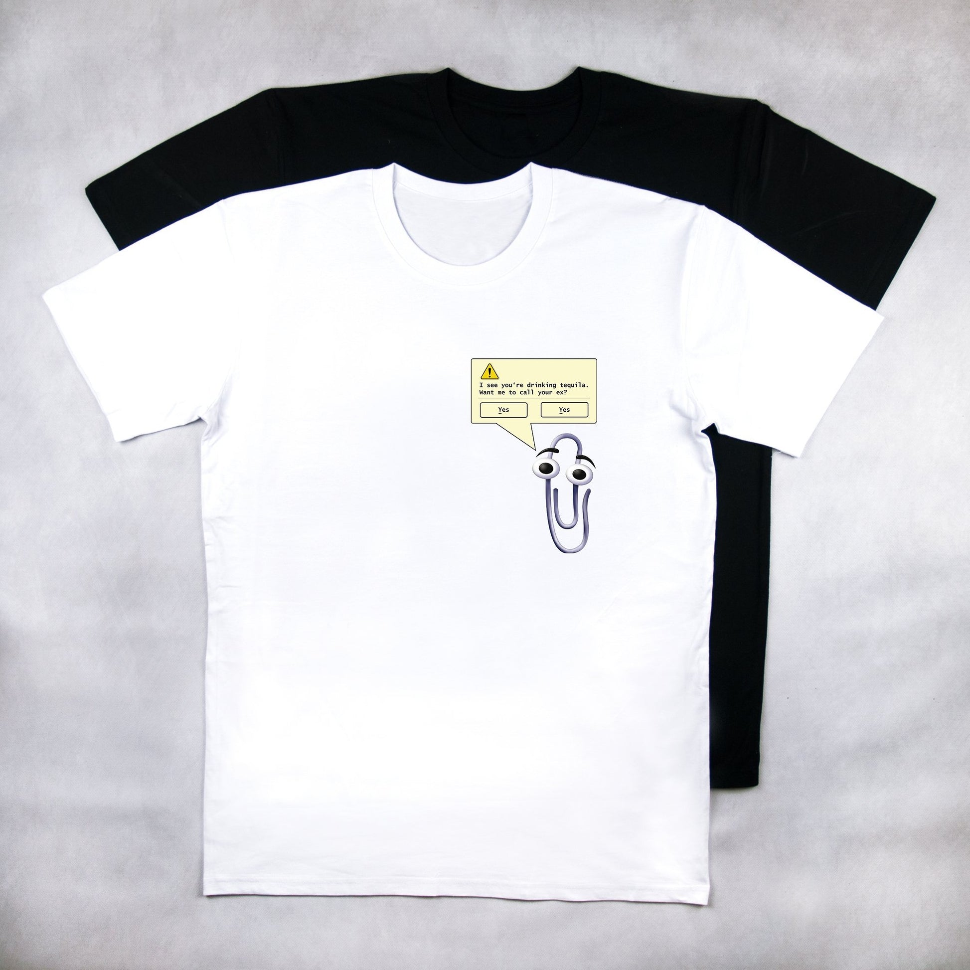 Classy Duds Short Sleeve T-Shirts Paper Clip Guy Tee