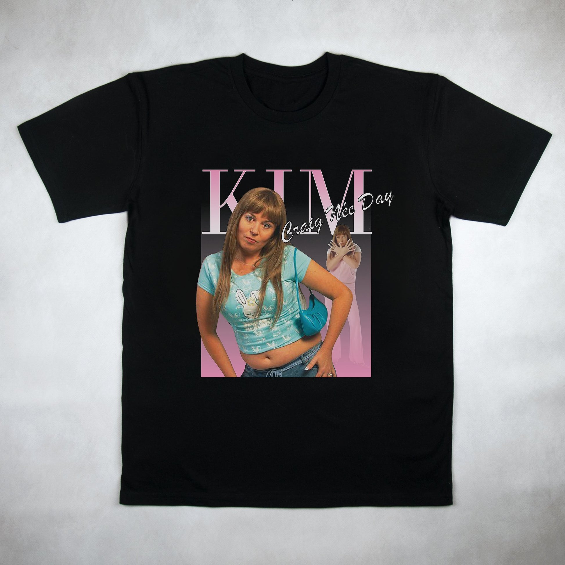 Classy Duds Short Sleeve T-Shirts S / Black / Standard Kim Craig Née Day Commemorative Classic Tee