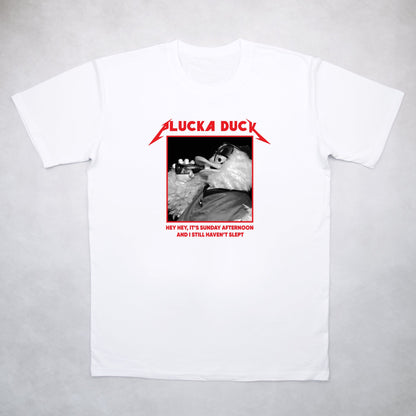 Classy Duds Short Sleeve T-Shirts S / White / Standard Plucka Duck Tee