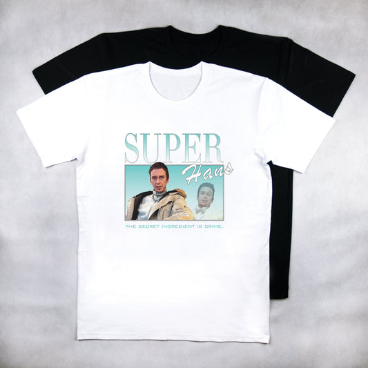 Classy Duds Short Sleeve T-Shirts Super Hans Commemorative Classics Tee