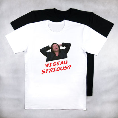 Classy Duds Short Sleeve T-Shirts Wiseau Serious Tee