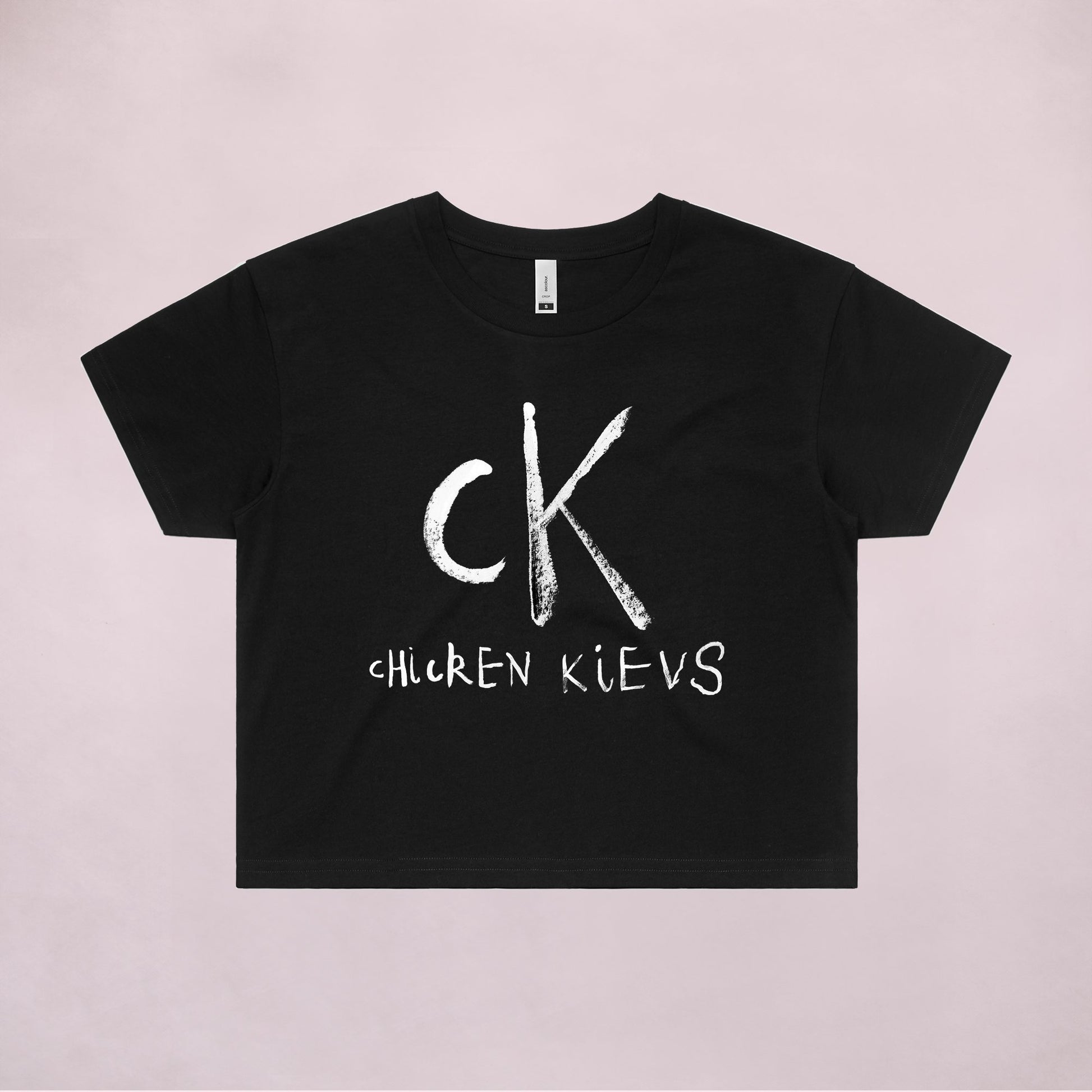 Ogo Merch Black / Extra Small Chicken Kievs Black Crop Tee