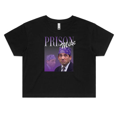 Ogo Merch Black / Extra Small Prison Mike Commemorative Classic Crop Tee