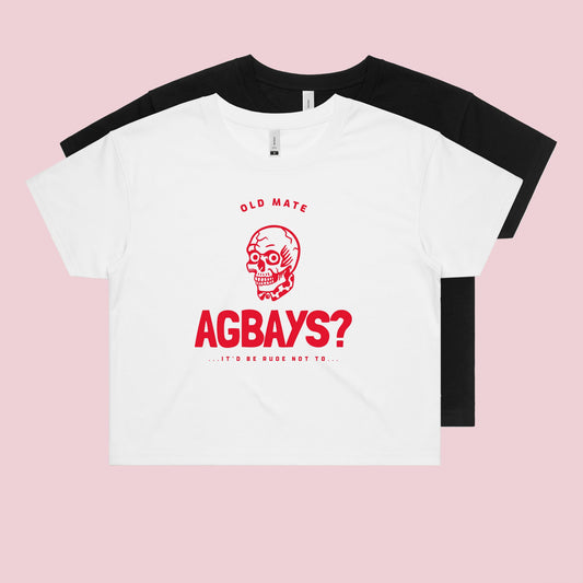 Ogo Merch Crop Tees Agbays Crop Tee