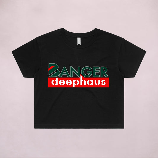 Ogo Merch Crop Tees Black / Extra Small Banger Deephaus Crop Tee