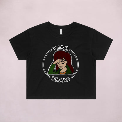 Ogo Merch Crop Tees Black / Extra Small Daria Crop Tee