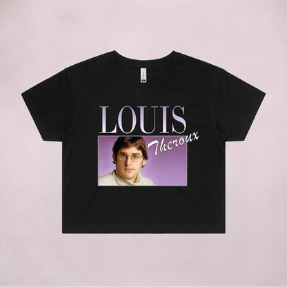 Ogo Merch Crop Tees Black / Extra Small Louis Theroux Commemorative Classic Crop Tee