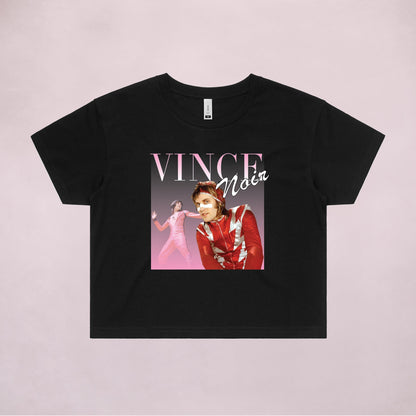 Ogo Merch Crop Tees Black / Extra Small Vince Noir Commemorative Classic Crop Tee