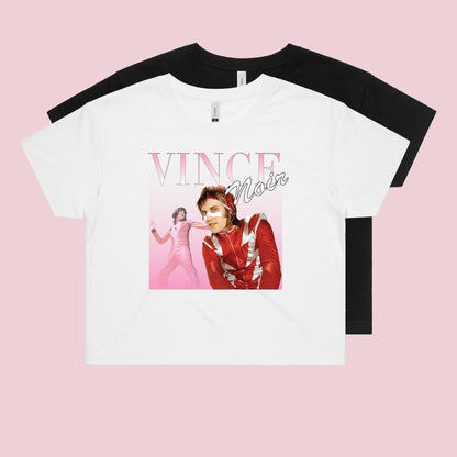 Ogo Merch Crop Tees Vince Noir Commemorative Classic Crop Tee