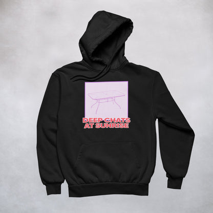 Ogo Merch Hoodie Black / XXS Deep Chats At Sunrise Hoodie