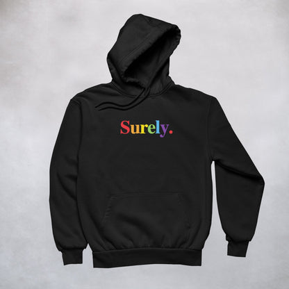 Ogo Merch Hoodie Black / XXS Surely Rainbow Hoodie