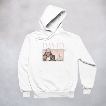 Ogo Merch Hoodie White / XXS David Attenborough Commemorative Classics Hoodie
