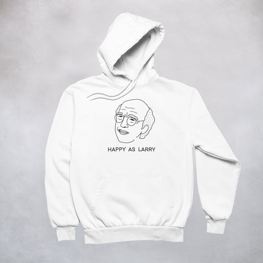Ogo Merch Hoodie White / XXS Happy As Larry Hoodie
