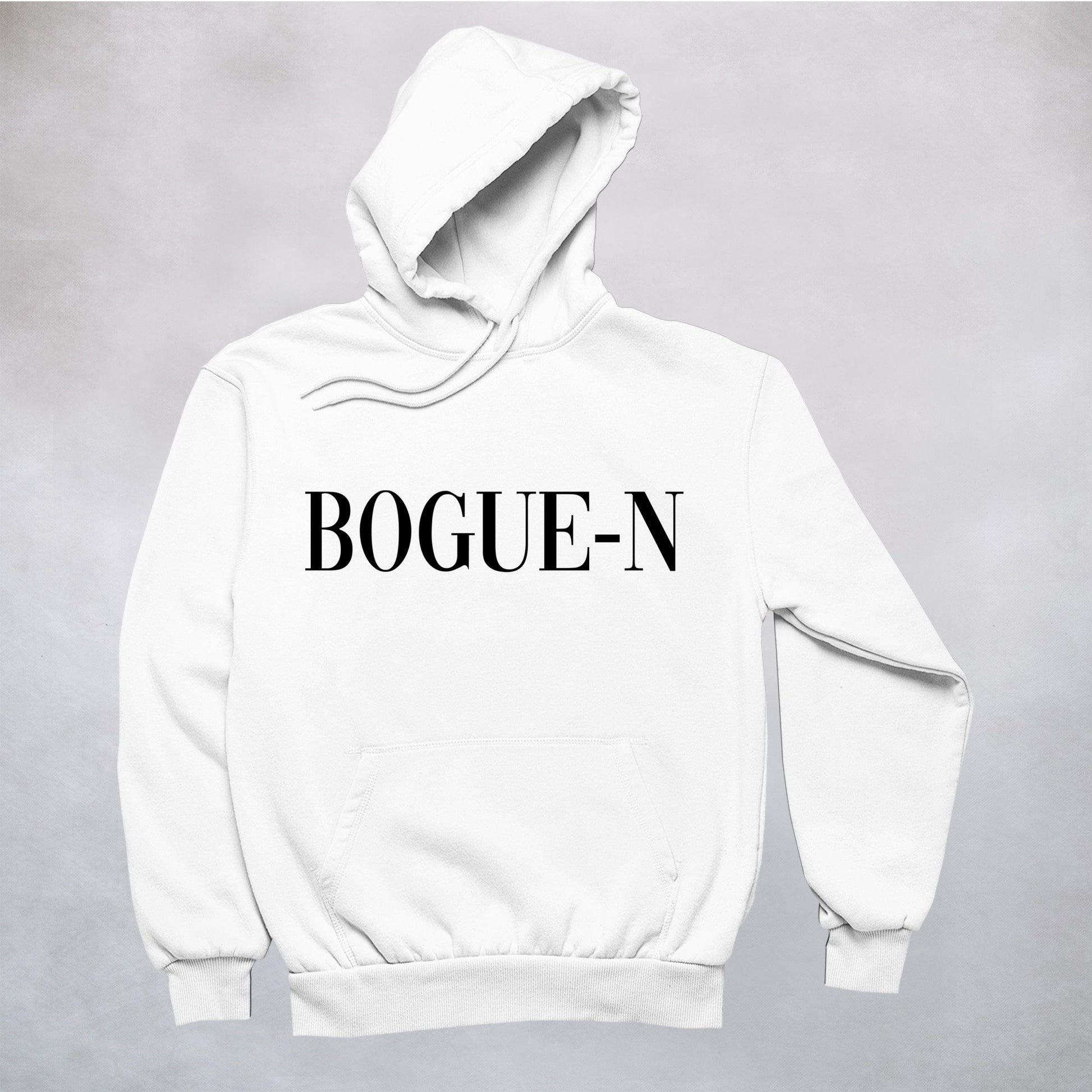 Ogo Merch Shirts & Tops White / XXS Bogue-n White Hoodie
