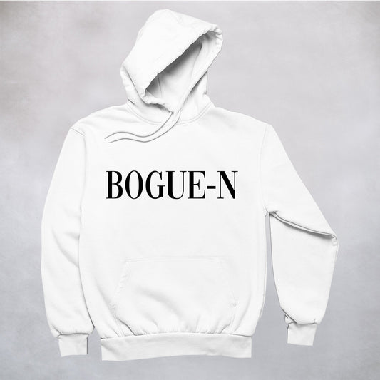 Ogo Merch Shirts & Tops White / XXS Bogue-n White Hoodie