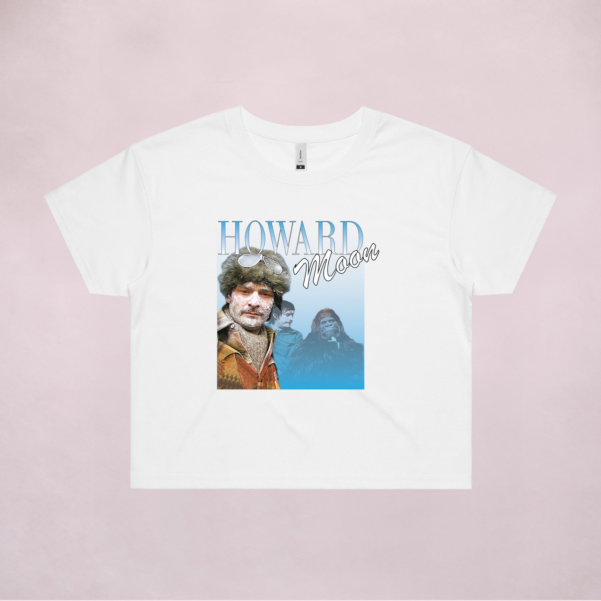 Ogo Merch White / Extra Small Howard Moon Commemorative Classic Crop Tee