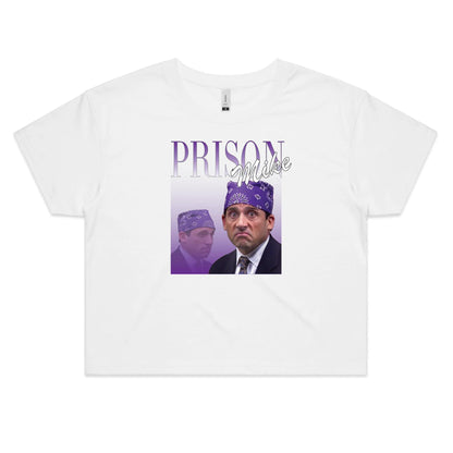 Ogo Merch White / Extra Small Prison Mike Commemorative Classic Crop Tee