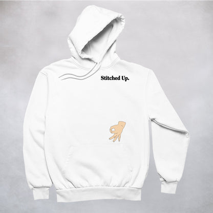 Ogo Merch White / XXS Stitched Up Hoodie